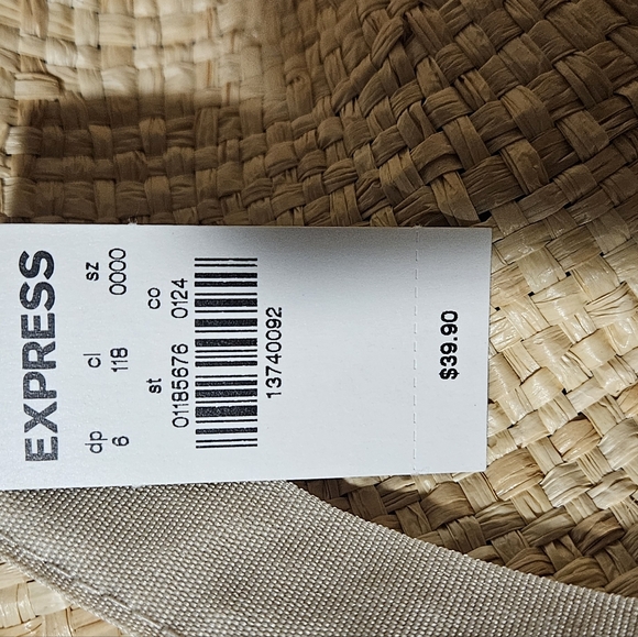 Nwt Express Straw Floppy Hat - Picture 11 of 13